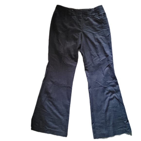 Kenar Flared Black Trousers - Picture 1 of 5